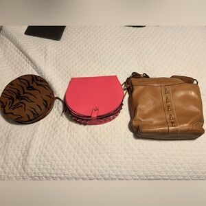 Madewell TIGER, Rebecca Minkoff Pink Studded & COACH TAN Women's Bags (3)